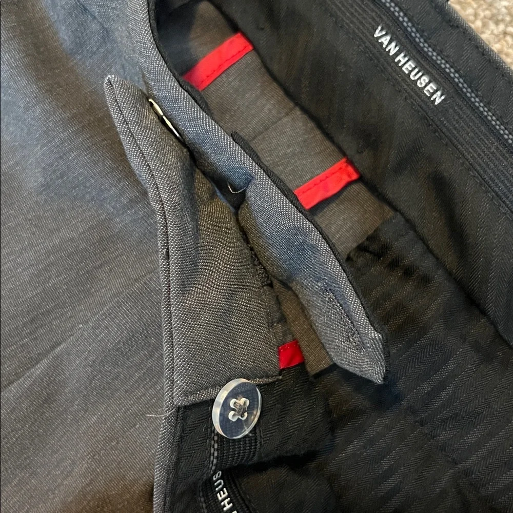 Van Heusen Men's Dress‎ Pants - Dark Gray